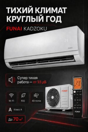 Сплит-система Funai KADZOKU RAC-KD75HP.D02 до 72,5 м²