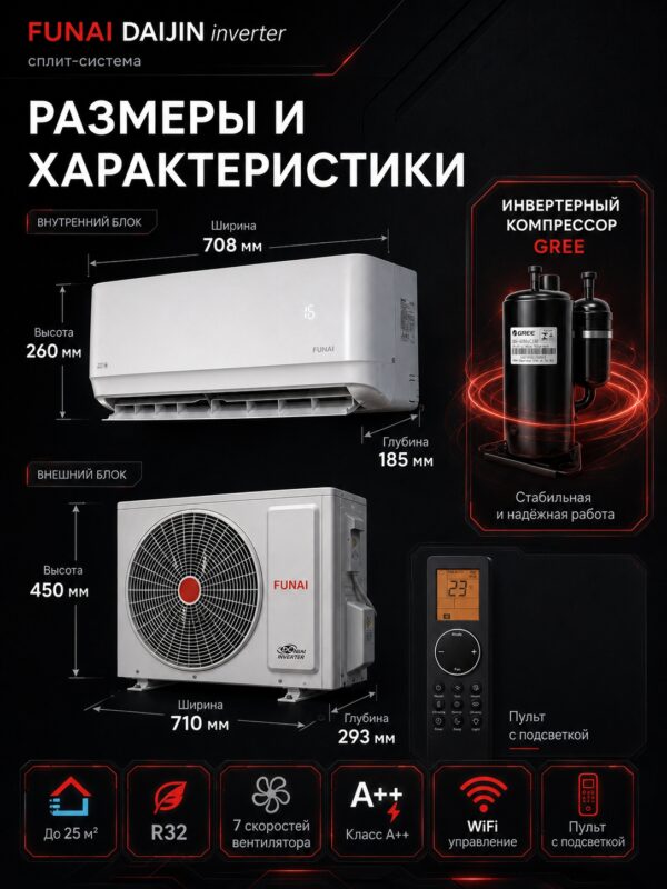 pCCCOEiSUCkHdeT7lrWFi_l0gQjtcRrCLqNJXEaOMVfAXbYytV5mcXYF0CqOdYGlUKDwbhVK8IfeqaDGRB_PcCqy.jpg Сплит-система Funai DAIJIN Inverter RAC-I-DA25HP.D01 до 25 м²